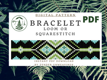 Load image into Gallery viewer, Aqua Sea Loom Bracelet PDF Download
