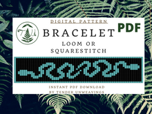 Load image into Gallery viewer, Snake Loom Bracelet PDF Download