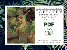 Load image into Gallery viewer, Ballerina Edgar Degas Tapestry PDF Download