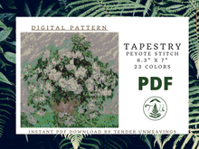 Load image into Gallery viewer, Vincent van Gogh Roses Tapestry PDF Download