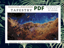 Load image into Gallery viewer, Pillars of Creation Tapestry PDF Download