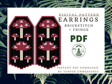 Load image into Gallery viewer, Mushroom Fringe PDF Download
