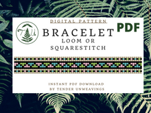 Load image into Gallery viewer, Tertiary Loom Bracelet PDF Download