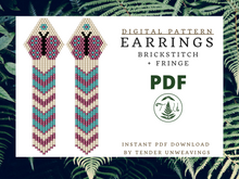 Load image into Gallery viewer, Butterfly Fringe PDF Download