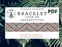 Load image into Gallery viewer, Geometric Loom Bracelet PDF Download