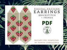 Load image into Gallery viewer, Strawberry Fringe PDF Download