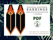 Load image into Gallery viewer, Matchstick Fringe PDF Download