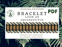 Load image into Gallery viewer, Snake Loom Bracelet PDF Download