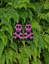 Load image into Gallery viewer, Skull and Crossbones - Black and Pink
