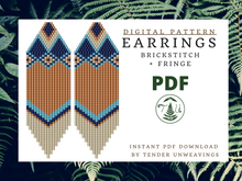 Load image into Gallery viewer, Navy Fringe PDF Download