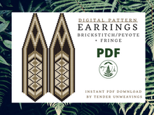 Load image into Gallery viewer, Cream Fringe PDF Download