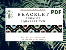 Load image into Gallery viewer, Eyes Bracelet PDF Download