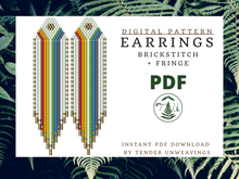 Load image into Gallery viewer, Rainbow Fringe PDF Download