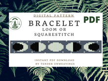 Load image into Gallery viewer, Moon Phase Bracelet PDF Download