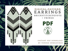 Load image into Gallery viewer, Monochrome Fringe PDF Download