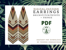 Load image into Gallery viewer, Warm Neutral Fringe PDF Download