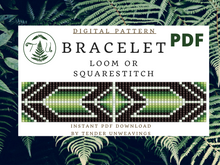 Load image into Gallery viewer, Chevron Gradient Loom Bracelet PDF Download
