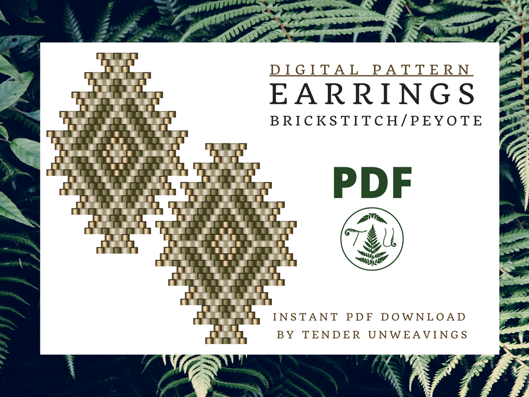 Diamond Green Brickstitch PDF Download