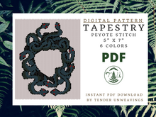 Load image into Gallery viewer, Medusa Tapestry PDF Download
