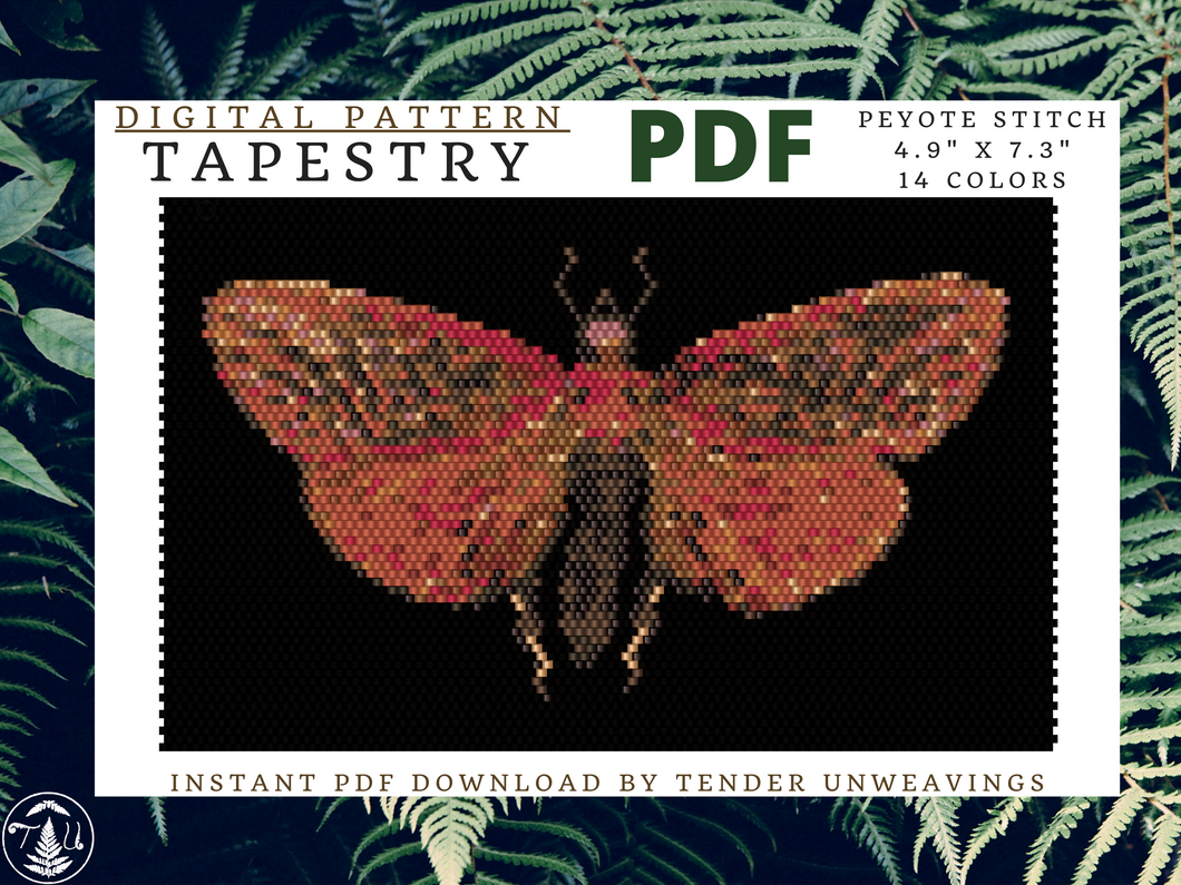 Scarlet Snout Moth Tapestry PDF Download