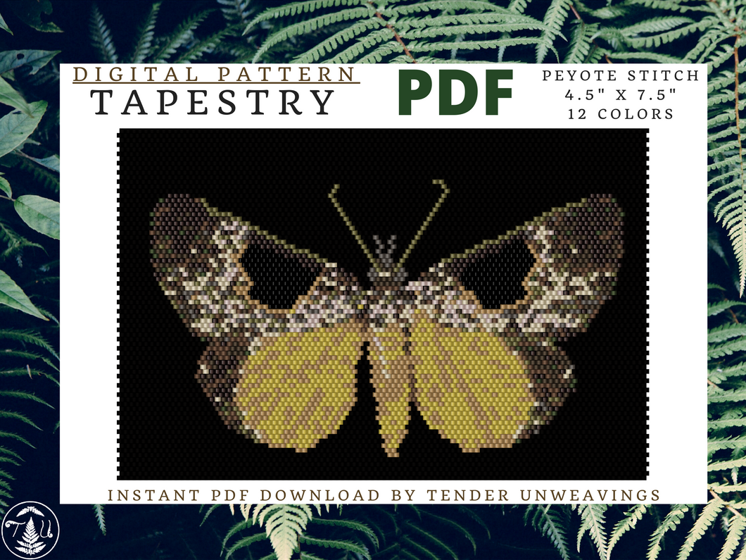 Dichromia Sagitta Moth Tapestry PDF Download