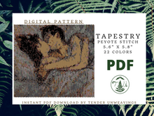 Load image into Gallery viewer, Toulouse-Lautrec Kiss Tapestry PDF Download
