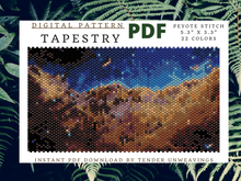 Load image into Gallery viewer, Pillars of Creation Tapestry PDF Download

