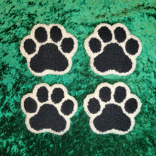 Load image into Gallery viewer, Mug Rug Pawprint Coaster
