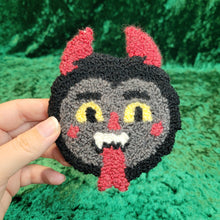 Load image into Gallery viewer, Mug Rug Krampus Coaster
