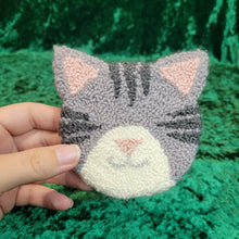 Load image into Gallery viewer, Mug Rug Cat Coaster
