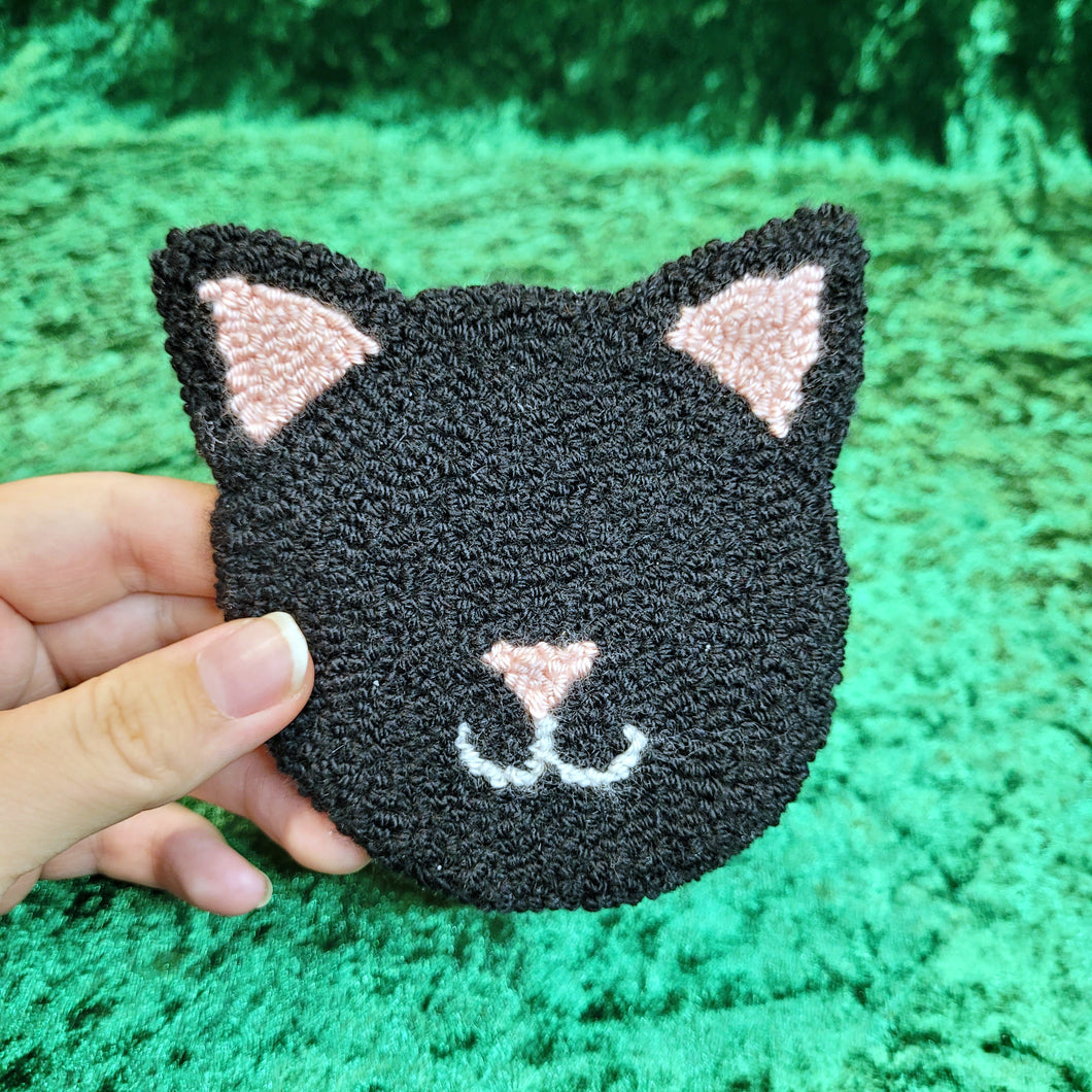 Mug Rug Cat Coaster