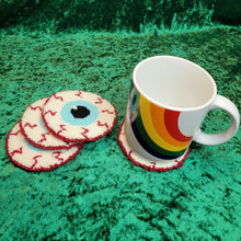 Load image into Gallery viewer, Mug Rug Eye Coaster
