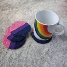 Load image into Gallery viewer, Pride Mug Rug Coaster
