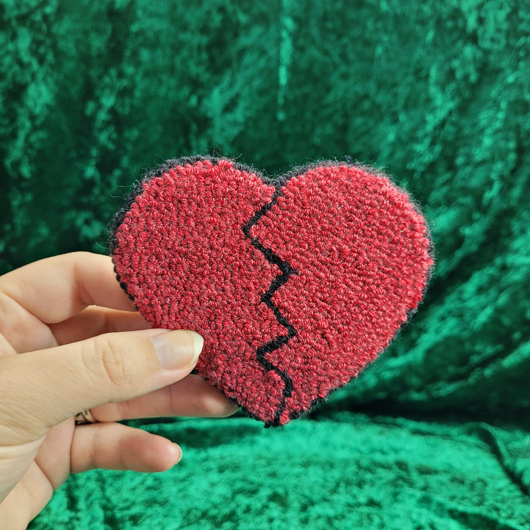 Mug Rug Heartbreak Coaster