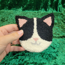 Load image into Gallery viewer, Mug Rug Cat Coaster
