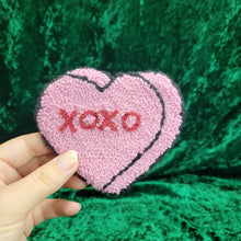 Load image into Gallery viewer, Mug Rug Candy Hearts Coaster
