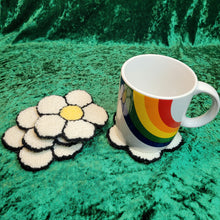 Load image into Gallery viewer, Mug Rug Flower Coaster
