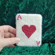 Load image into Gallery viewer, Mug Rug Ace of Hearts Coaster
