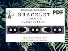 Load image into Gallery viewer, Black Cat Bracelet PDF Download
