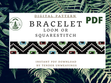 Load image into Gallery viewer, Eyes Bracelet PDF Download
